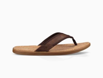 UGG Seaside Flip Slides for Mens - Chestnut/Brown India